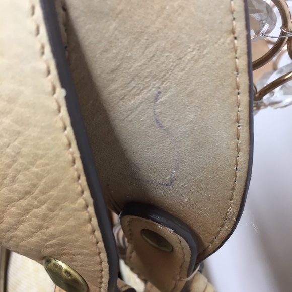Cole Haan Woven Beige Canvas purse - Picture 6 of 15